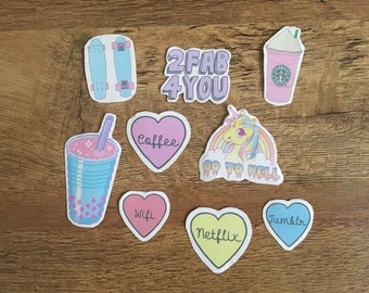 unique tumblr stickers related items etsy