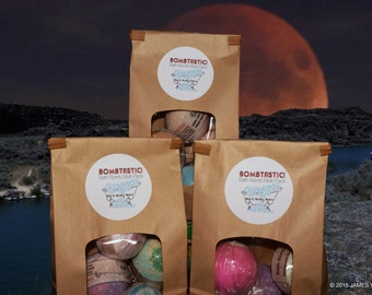 Bombtastic Bath Bomb 6 ct Multipack/ Bath Bomb Sampler Pack/ Bath Bomb Assortment/ Assorted/ Bubble Bomb/ Multi-pack