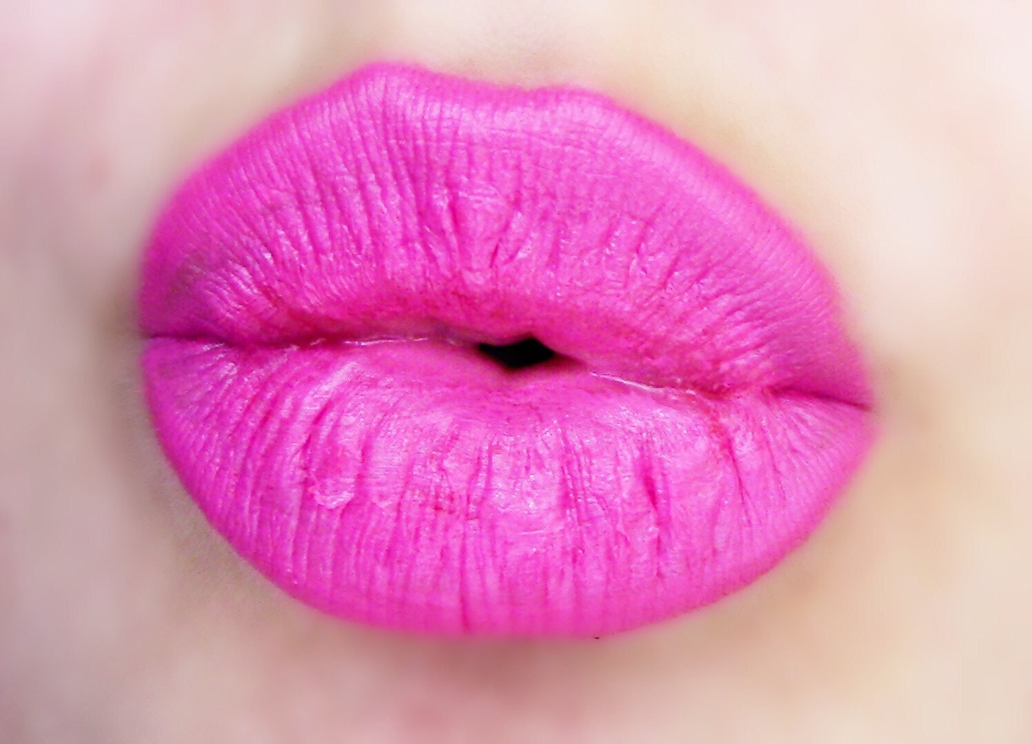 Bright Pink Lipstick Passionate Kiss by PalmaBeauty on Etsy
