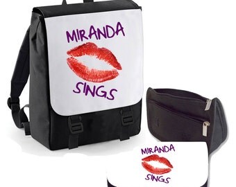 Miranda Sings Double Pack Pencil case/Backpack (Lips) Bagbase