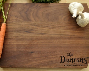 Custom Cutting Board - Engraved Cutting Board, Personalized Cutting Board, Wedding Gift, Housewarming Gift, Anniversary Gift, Christmas Gift