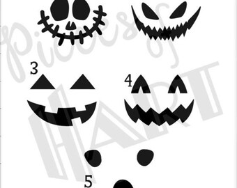 Customizable halloween costume shirt face iron on vinyl decals