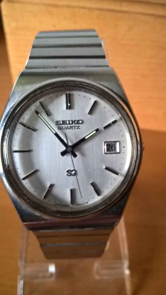 Original vintage Seiko SQ watch 1981 Original Seiko strap