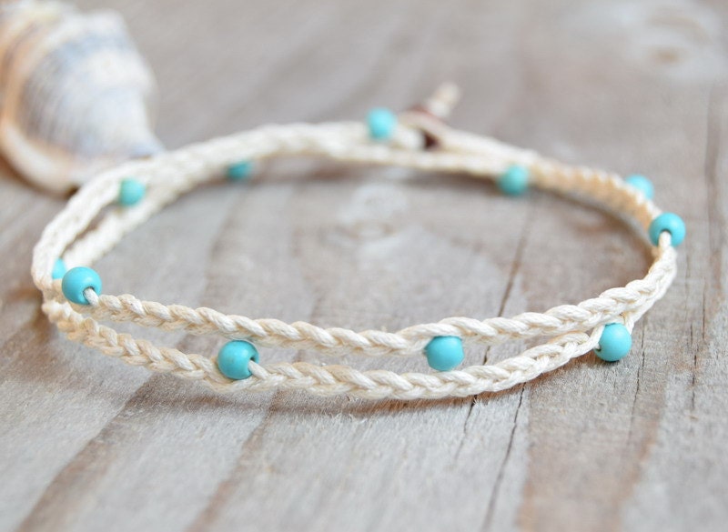 Wrap Anklet Cord Anklet Braided Bracelet Womens Braided