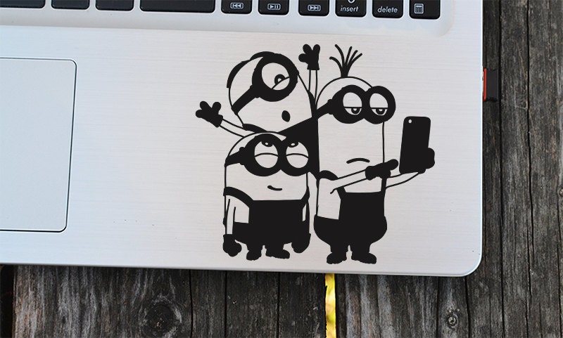 vinyl paper sticker transfer Minions decal car macbook Selfie decal decal Minions vinyl