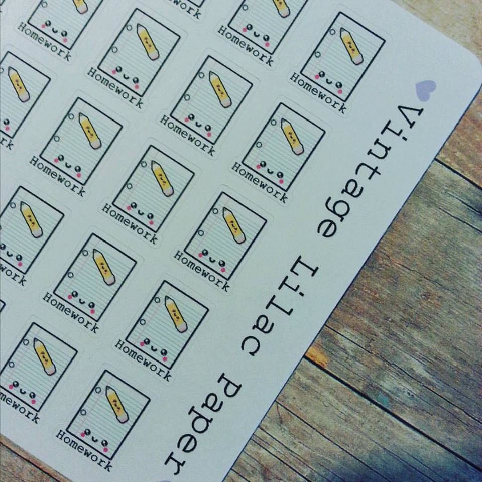 Custom homework planner