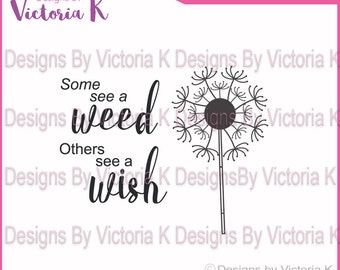 Dandelion cut file | Etsy