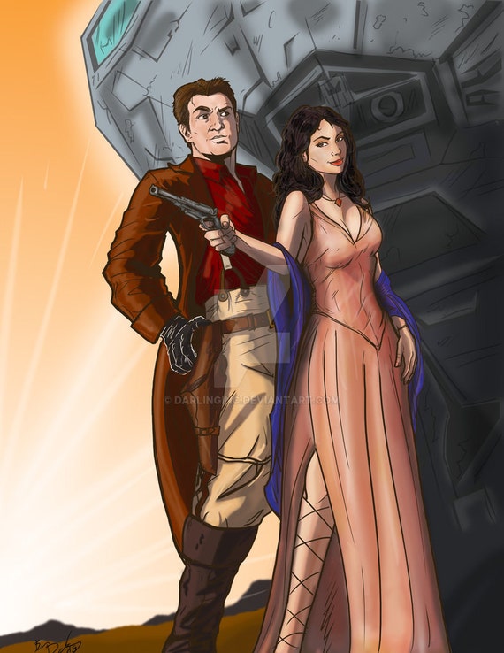 Firefly: Inara and Mal Print