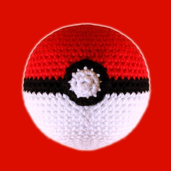 Poke Ball - Pokemon. Amigurumi Pattern PDF.