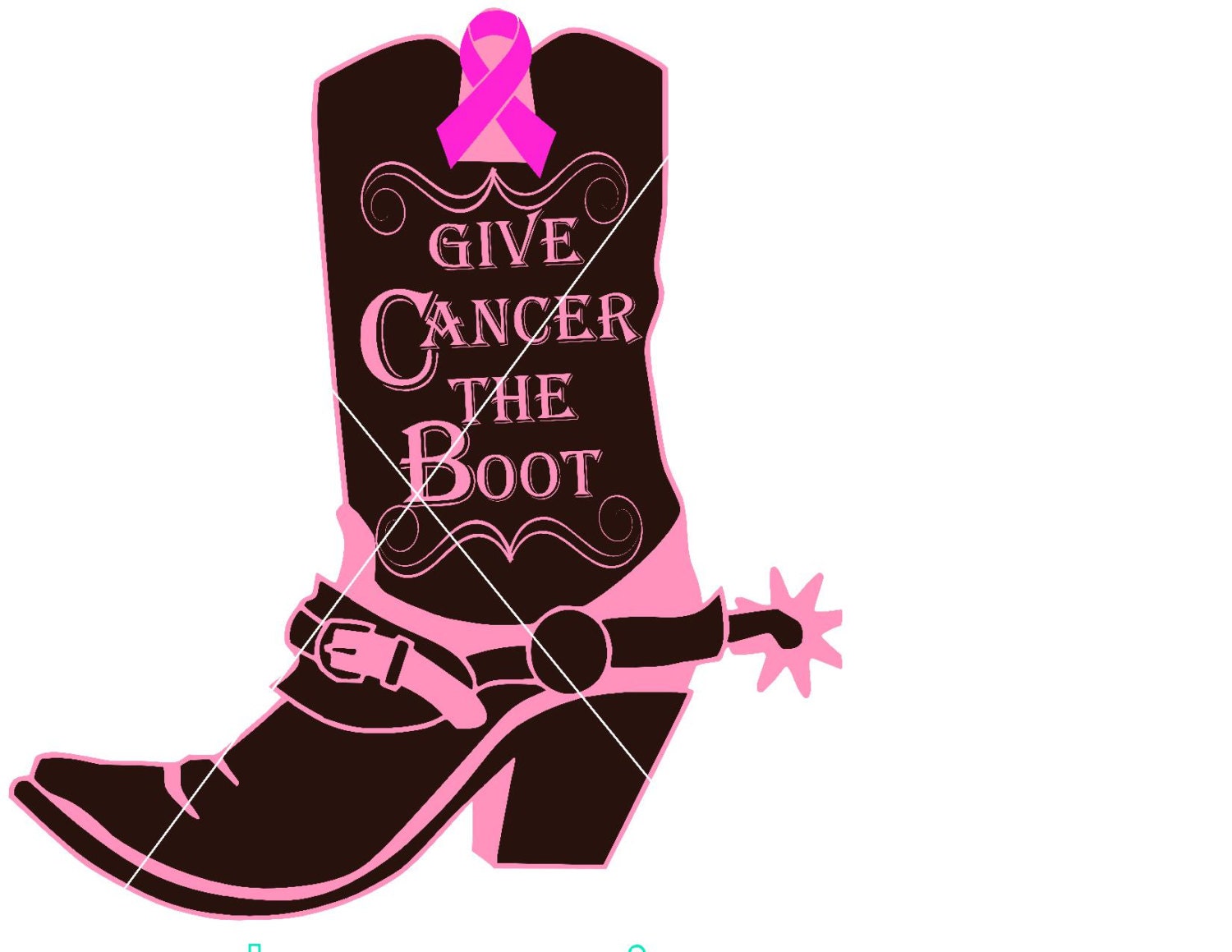 Download cancer the boot svg cancer svg boot svg cowgirl svg cowboy