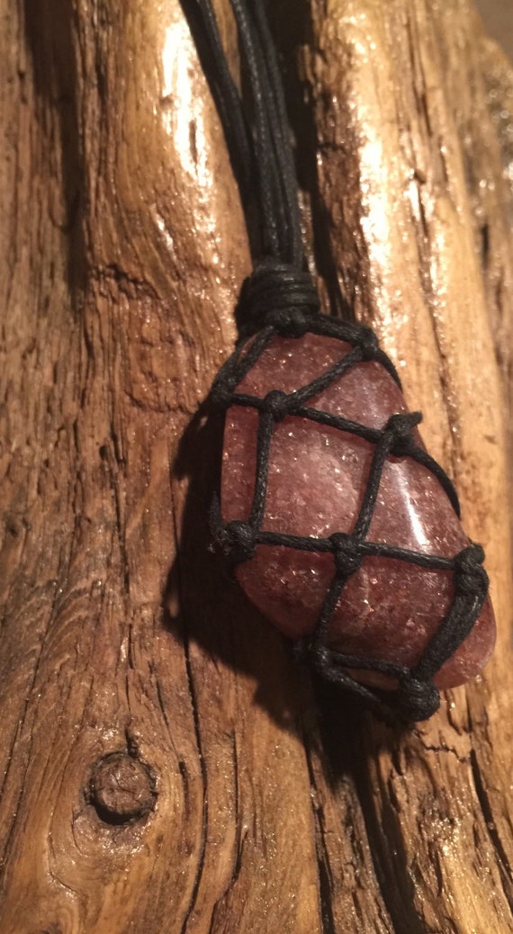 Tumbled Lepidolite Crystal Necklace