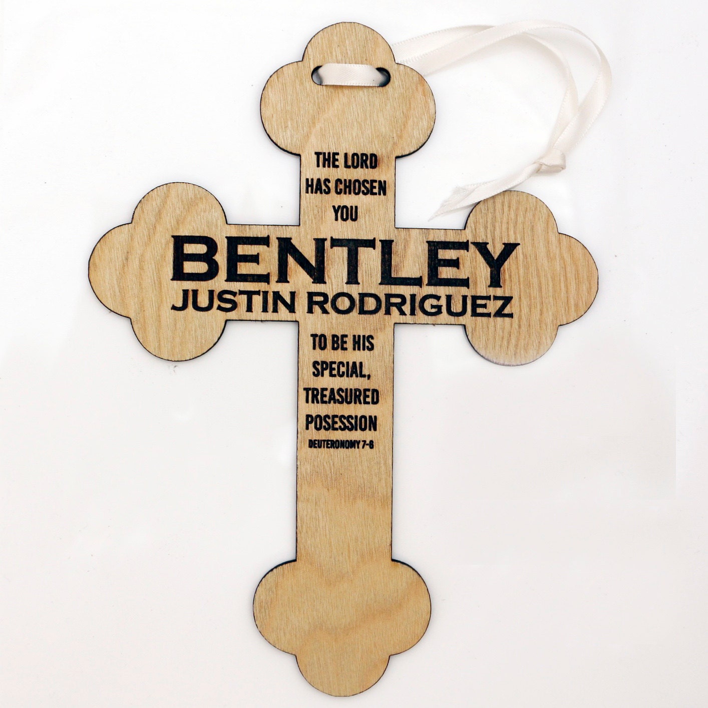 Personalized Christening Cross Wooden Baptism by Shop231Designs