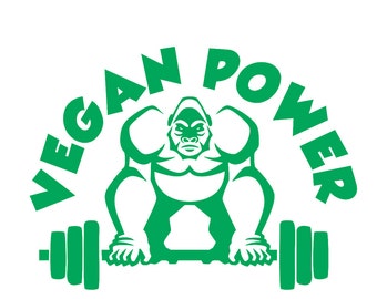 Vegan Power printed T-shirt
