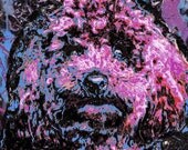 Custom Pop Art Dog Portrait Painting