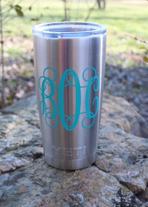 Items similar to Monogrammed 20 oz. Yeti Tumbler on Etsy