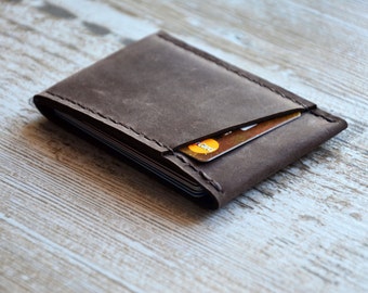 Front Pocket Wallet with Rounded Corners Slim Mens Wallets