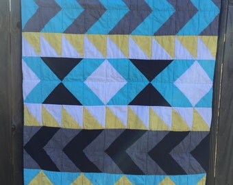 Aztec Print Baby Quilt