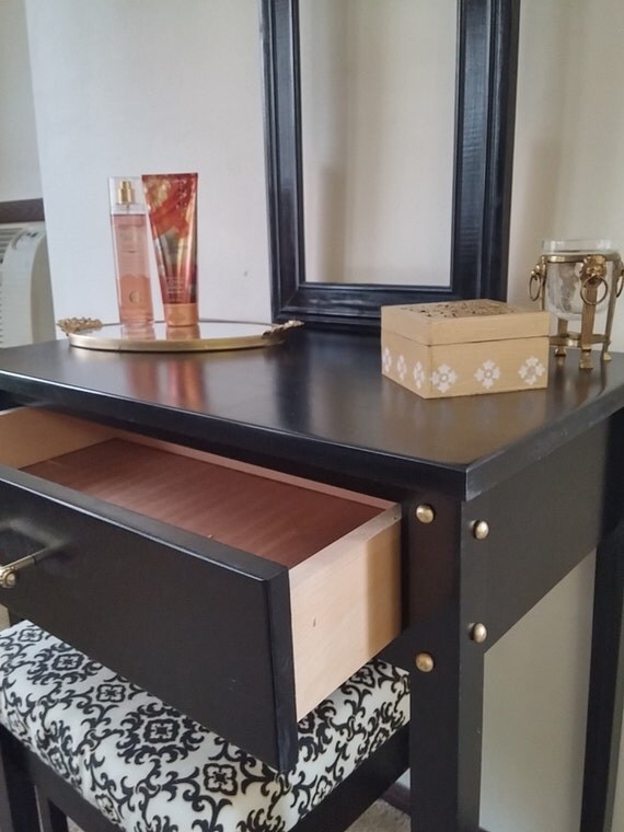 Golden Night Makeup Vanity Table