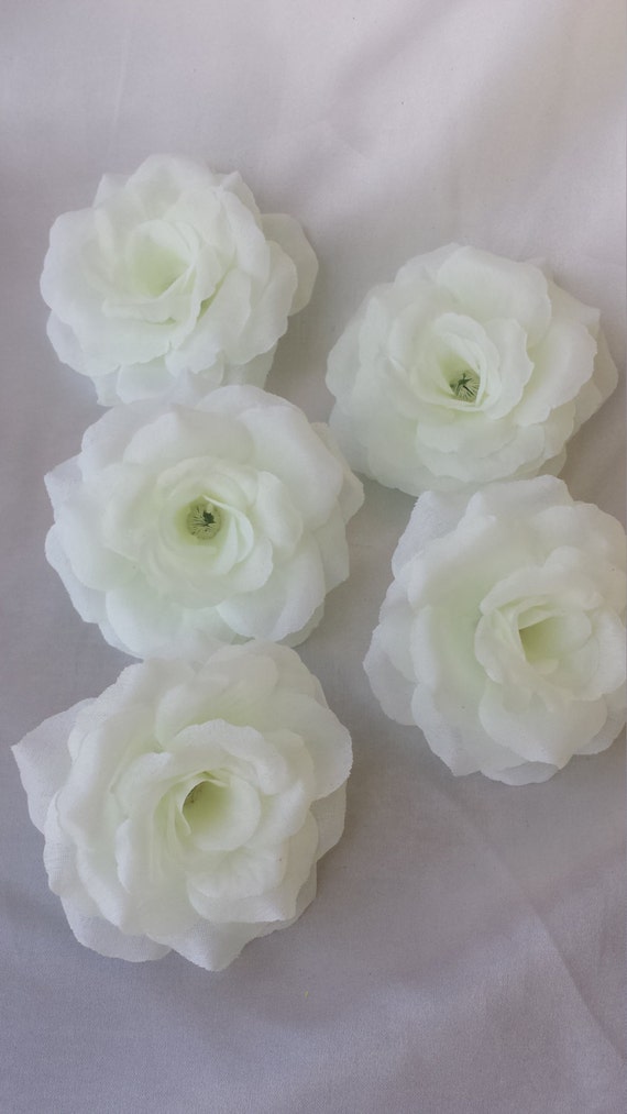 50pcs Silk rose heads silk flower heads flower arrangements