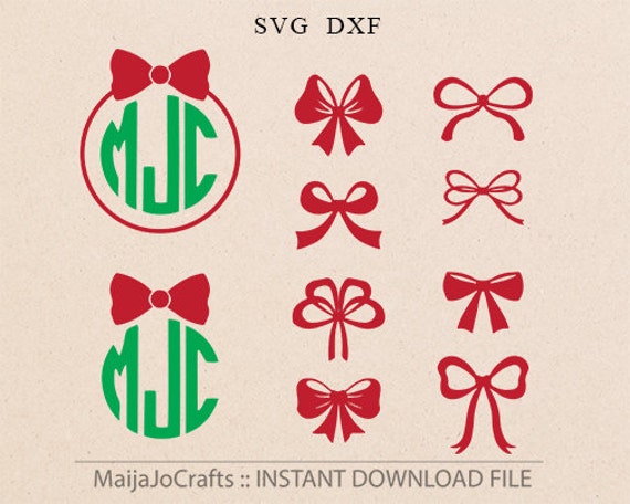 Download Items similar to Christmas Bows svg Christmas SVG Bows svg ...