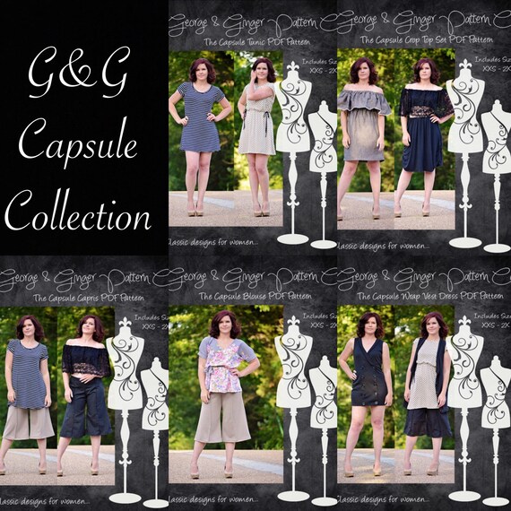 The Capsule Collection Women's Sizes PDF Sewing Pattern