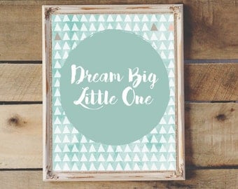 Dream Big and Believe in Unicorns Printable Wall Art Girls