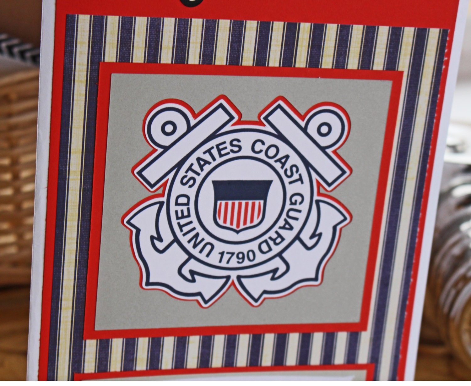 Coast Guard Card, Retirement, Promotion, Graduation, Military, Coast