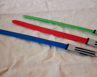 3 Star Wars Inspired Photo Booth Props, Lightsaber, Birthday Props, Party Decor, Baby Shower, Darth Vader Prop,