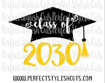 Class of 2030 SVG, DXF, EPS, png Files for Cutting Machines Cameo or Cricut - Graduation svg, Pre-K Graduation Svg, Preschool Graduation Svg
