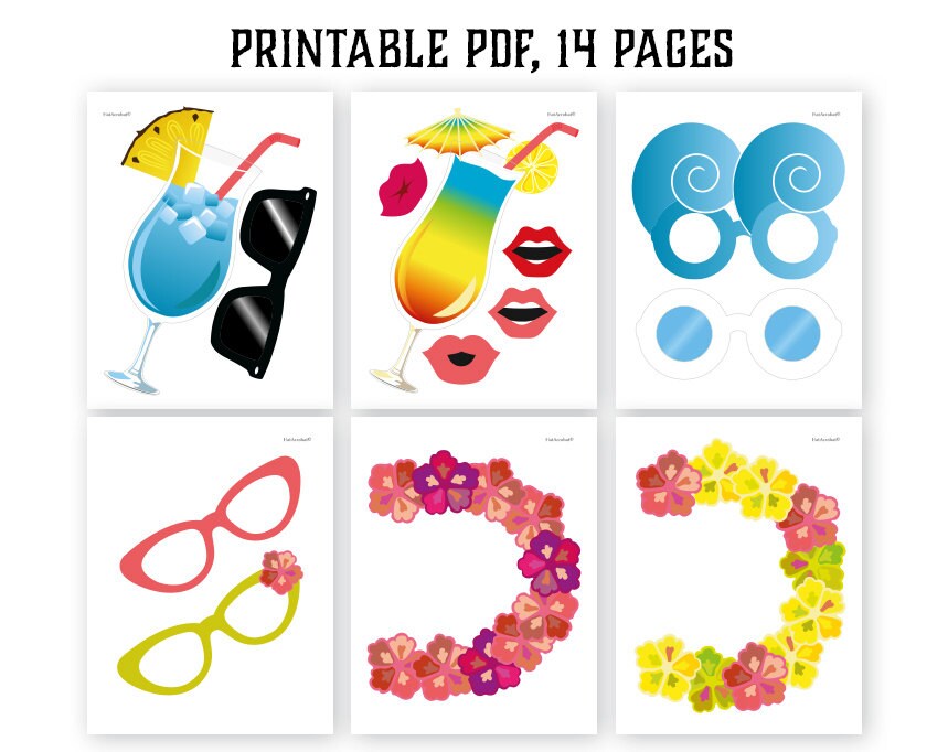 hawaiian-photo-booth-props-printable-pdf-luau-photo-booth