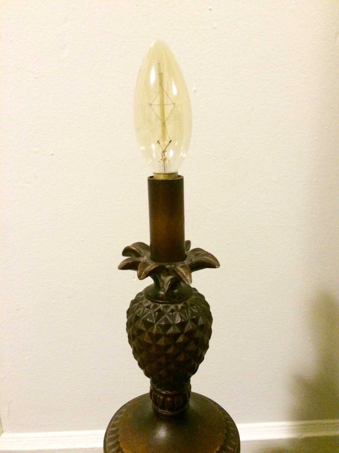 Antique pineapple lamp by lamplife on Etsy