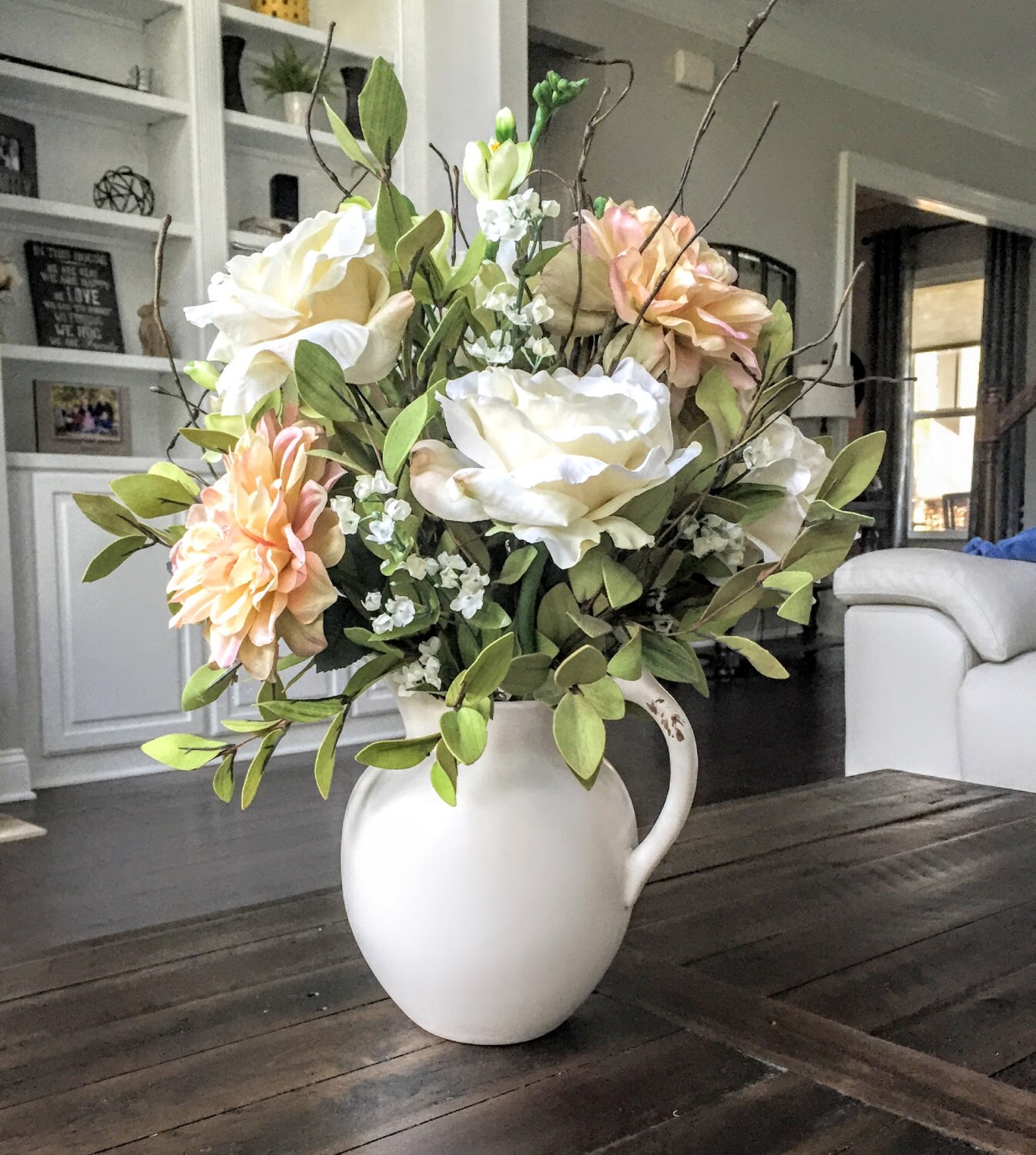 Silk Floral Arrangement Centerpiece Summer Or All By SimplyStems