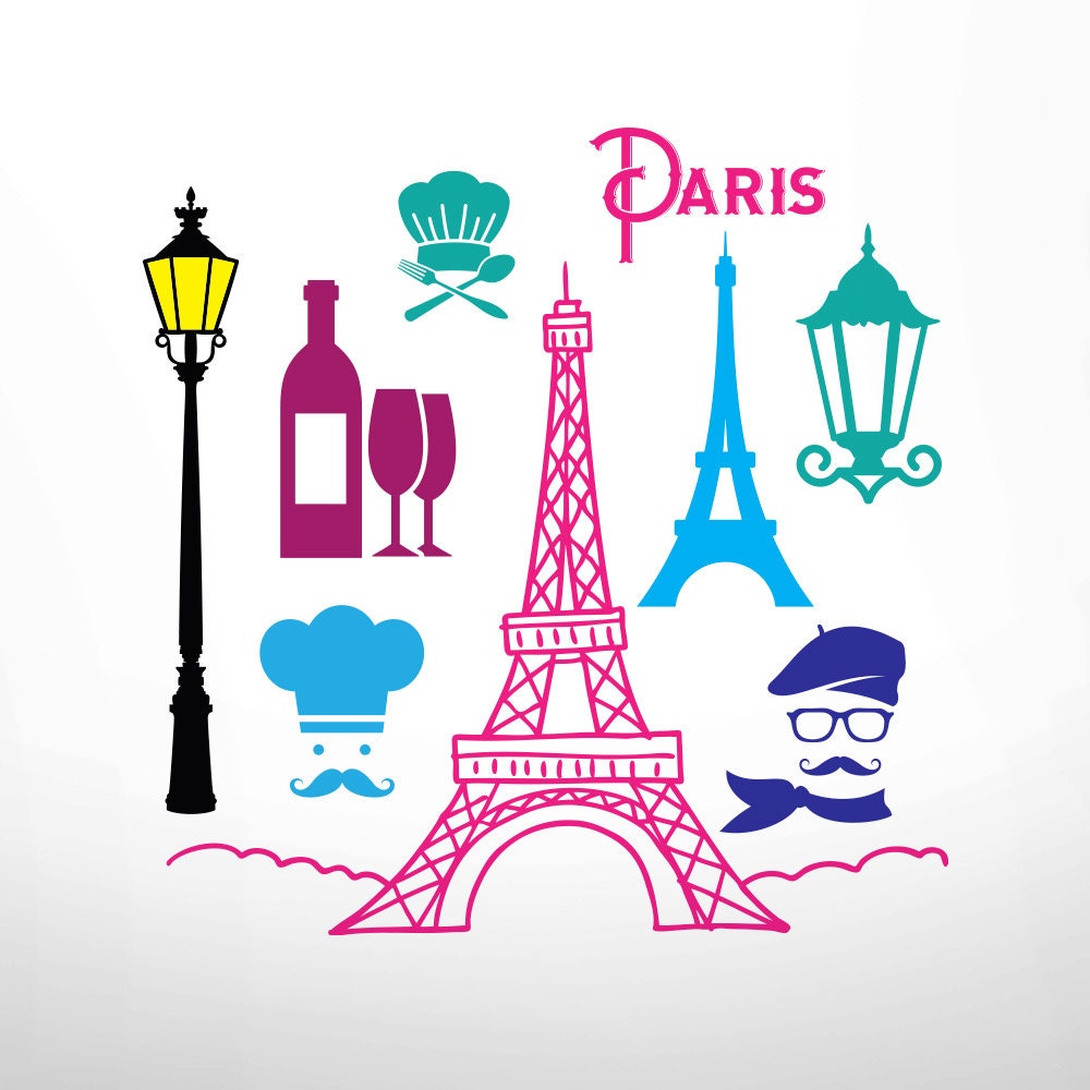 Download PARIS CUT FILES. Svg eps dxf png files. Silhouette cut