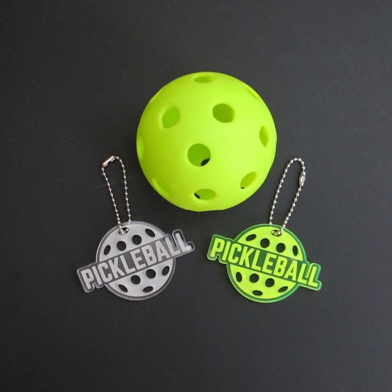 Pickleball Keyring Acrylic Keychain Show by PickleballXtra