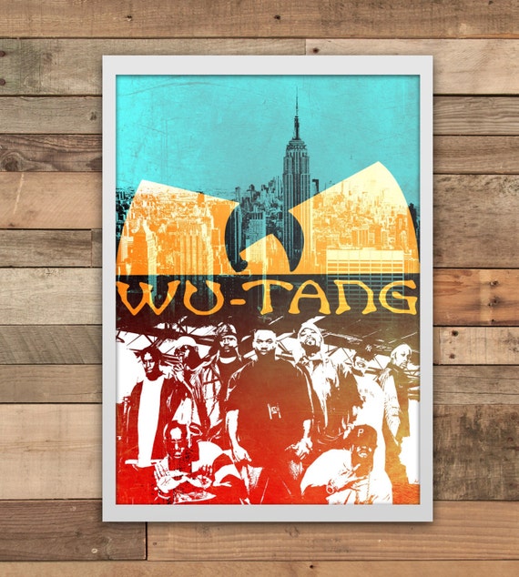 vintage wu tang poster