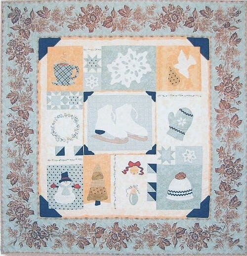 CLEARANCEWinter Memories Quilt Pattern 502 Acorn Quilt and