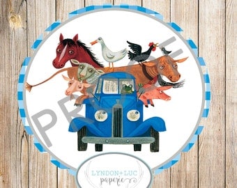 Little Blue Truck Cake Topper