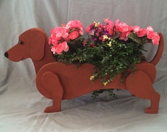 Dachshund planter | Etsy