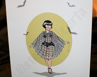 Spider Queen Greeting Card