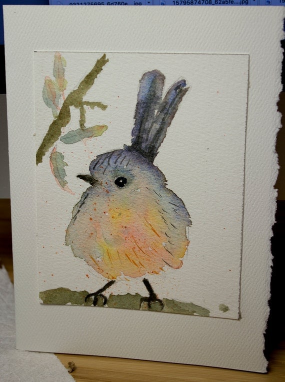 greeting card print paper Hand Card Card Original Greeting Card Blank Watercolor