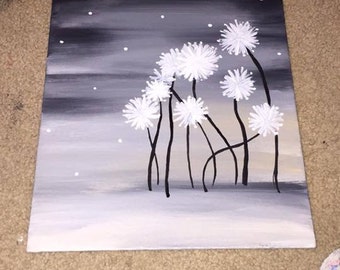 Dandelion Painting