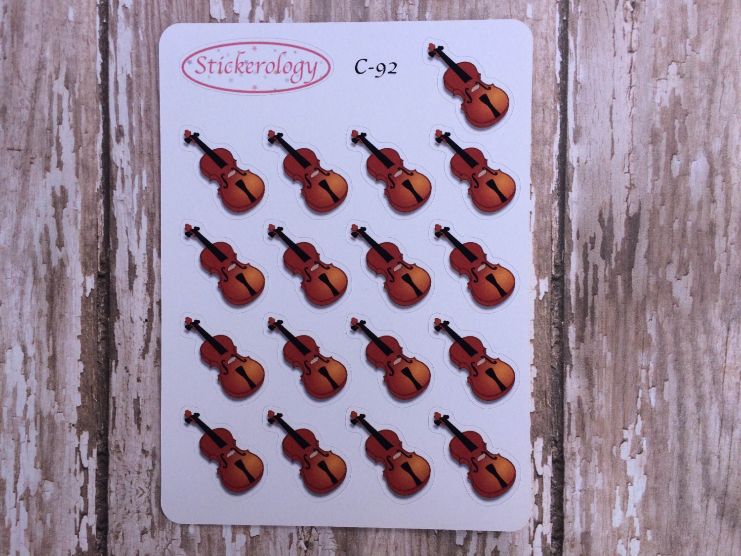 Violin Stickers Viola Stickers Cello Stickers Music Lessons