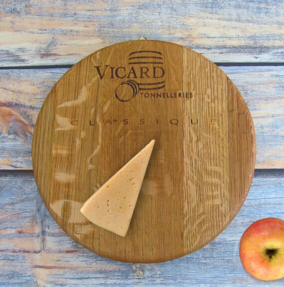 Wine Barrel Lazy Susan Turntable Wooden by BarrelArtNapaValley