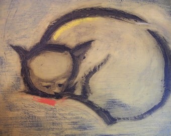 Arnold Sharrad, (1946-2015), Oil on canvas, Cat.