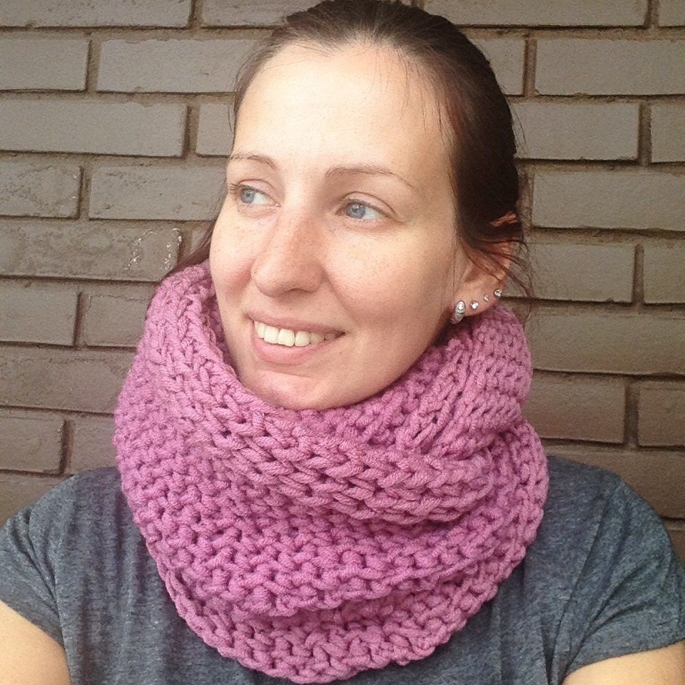 Women's Knit Snood / Handmade snood / Knit Snood