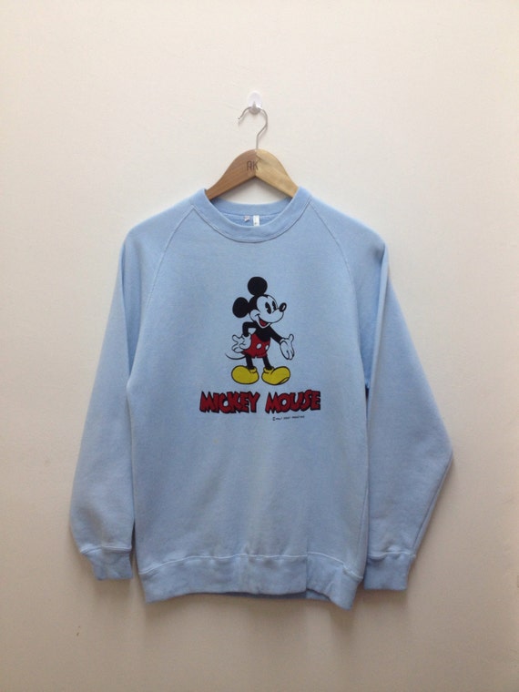Mickey Mouse Crewneck Pullover Sweatshirt Mickey Mouse Front