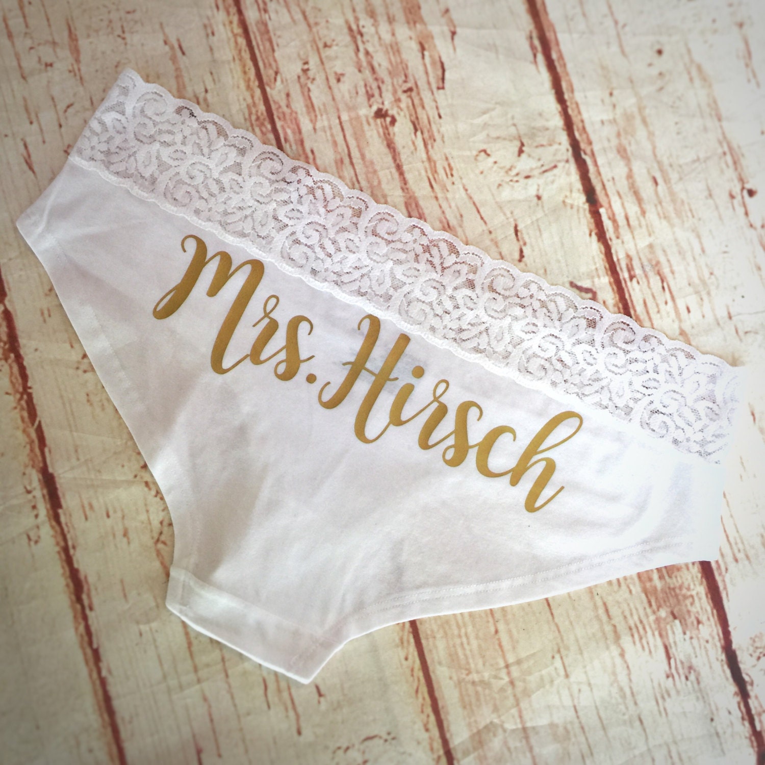 Personalized Bride Panties Custom Bride Panties Bridal