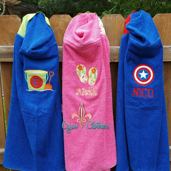 2 Custom Hooded Towel Hooded Beach Towel Hooded Bath Towel