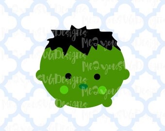 Tsum Tsum Hulk SVG,EPS,PNG,Studio
