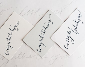 Congratulations Folded Cards | Set of 10